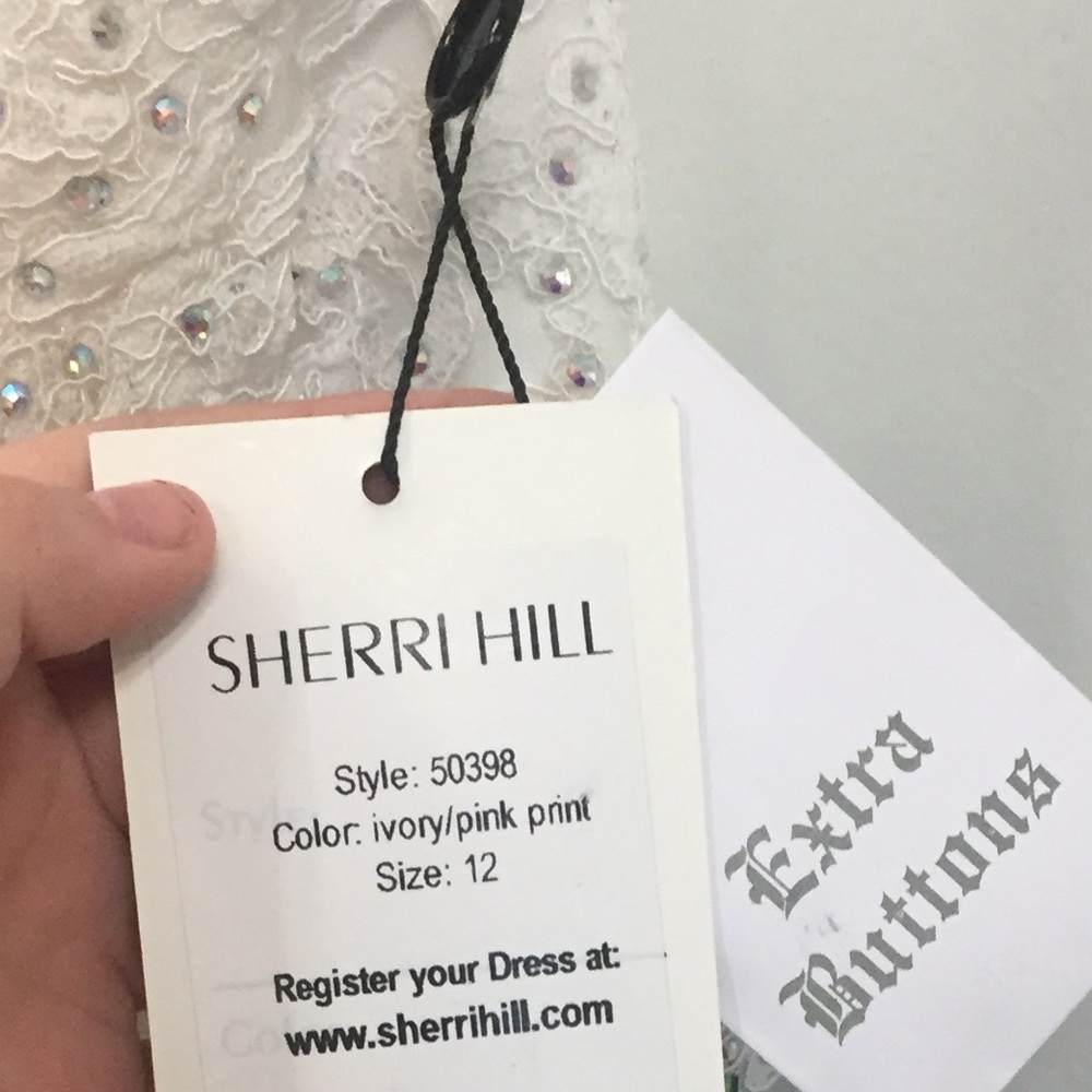 Sherri Hill Floral Prom Dress - Picture 3 of 7